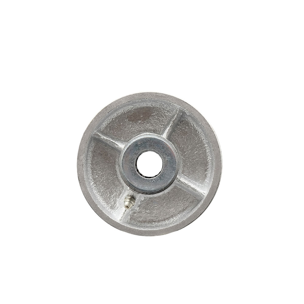 Semi Steel Cast Iron Wheel - Black - 4 x 1.5 in. - 600 lbs Capacity