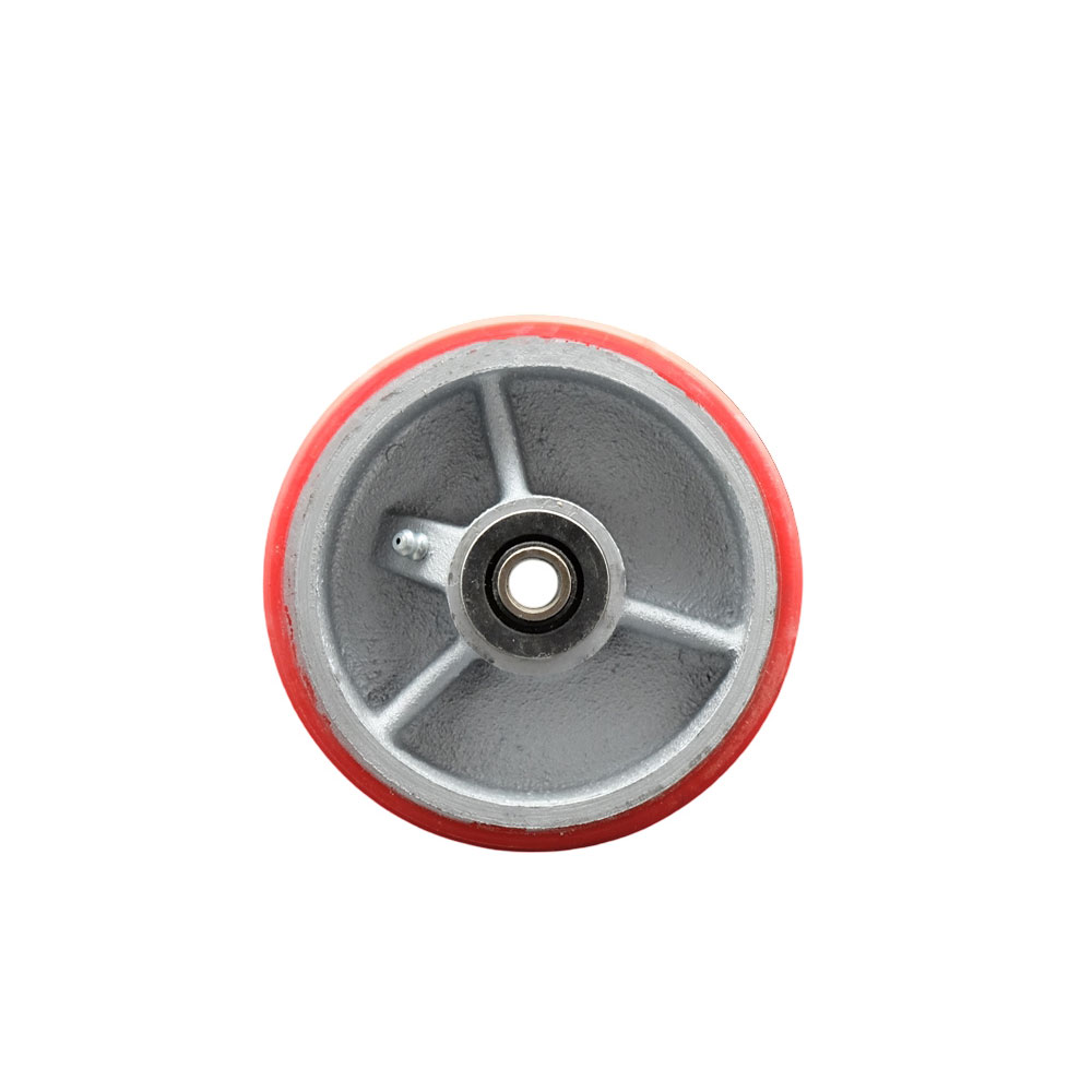 Red Polyurethane Wheel - 5 in. Diameter - 1000 lbs Capacity