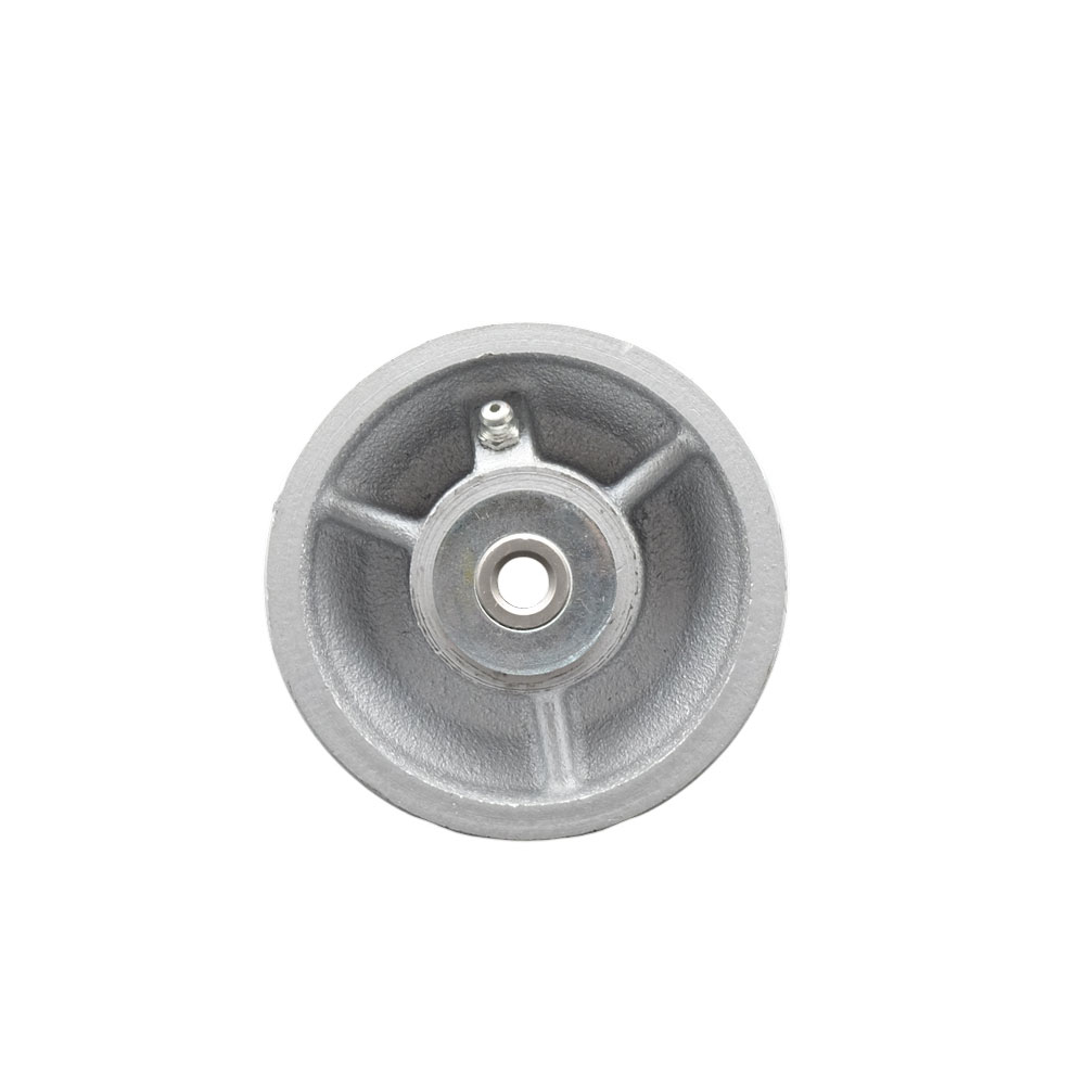 V-Groove Wheel - Semi Steel Cast Iron - 4 x 2 in. - Roller Bearing