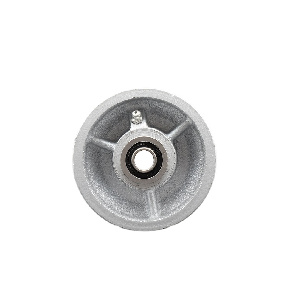 SCC-VGB420 4 x 2 in. Semi Steel Cast Iron V-Groove Wheel Only with Precision Ball Bearing 0.5 in. Bore