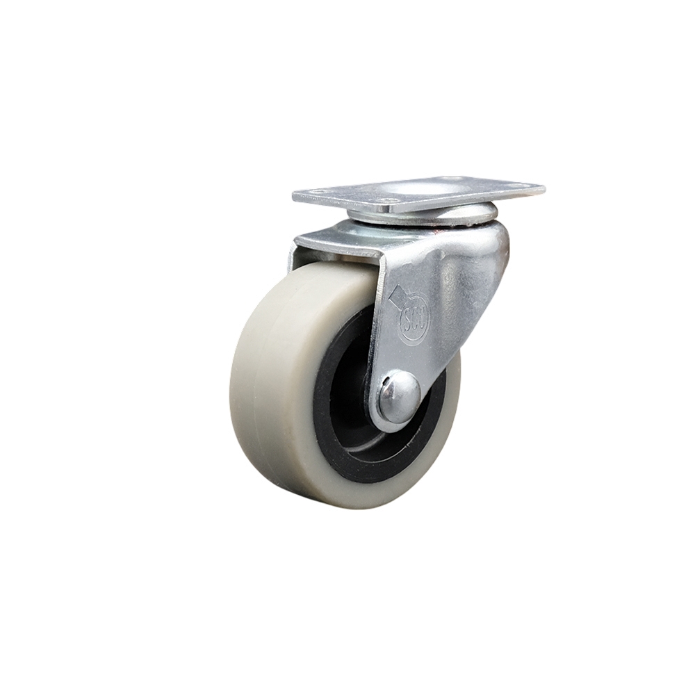 SCC-05S210-TPRS 2 in. Swivel Thermoplastic Rubber Caster Wheel with Top Plate