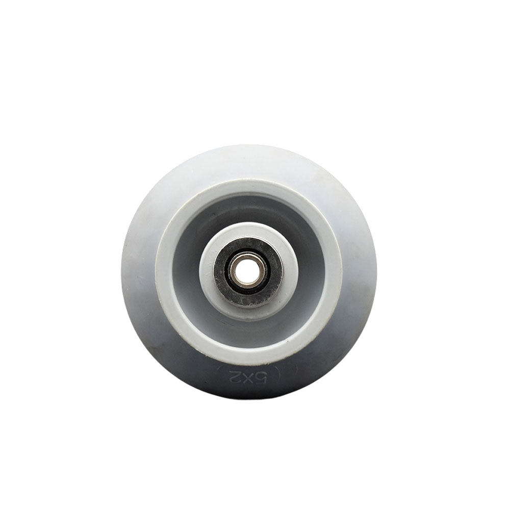 SCC-TPRRD520 5 x 2 in. Thermoplastic Rubber Donut Tread Wheel Only with Roller Bearing 0.5 in. Bore