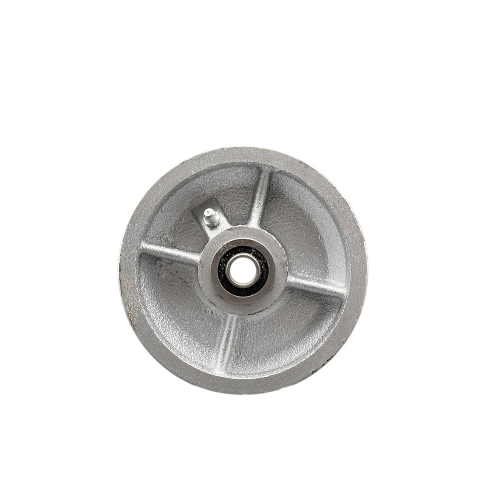 SCC-VGB520 5 x 2 in. Semi Steel Cast Iron V-Groove Wheel Only with Precision Ball Bearing 0.5 in. Bore