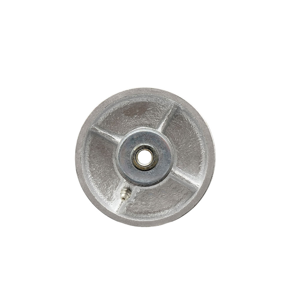 Semi Steel Cast Iron Wheel - Black - 4 x 1.5 in. - 600 lbs Capacity