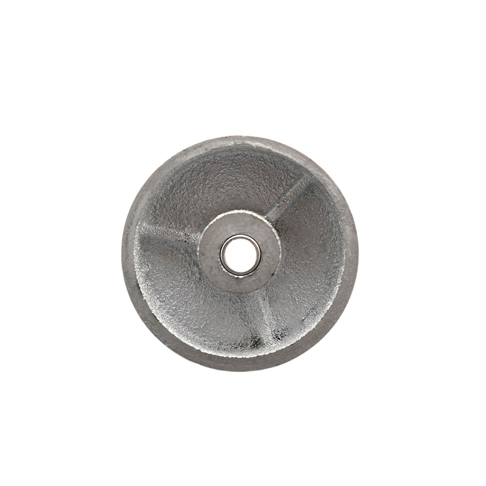 SCC - 3" Semi Steel Cast Iron Wheel Only - 3/8" Bore - 350 lbs Capacity