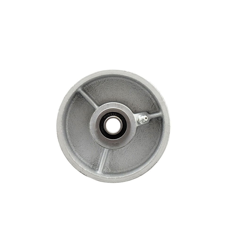 SCC-SSB420 4 x 2 in. Semi Steel Cast Iron Wheel Only with Precision Ball Bearing 0.5 in. Bore