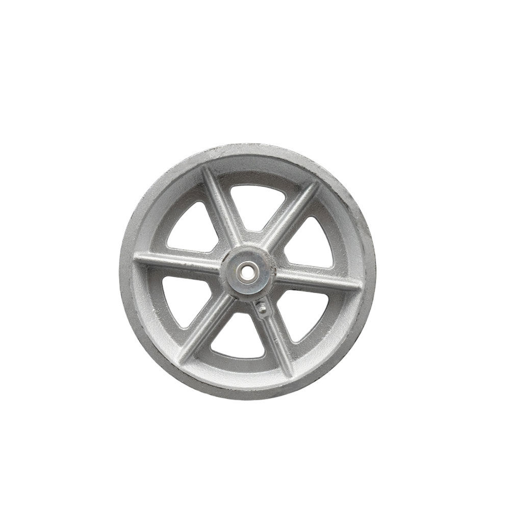 SCC-VGR620 6 x 2 in. Semi Steel Cast Iron V-Groove Wheel Only with Roller Bearing 0.5 in. Bore