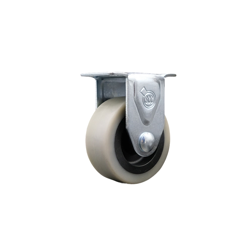 SCC-05R210-TPRS 2 in. Rigid Thermoplastic Rubber Caster Wheel with Top Plate