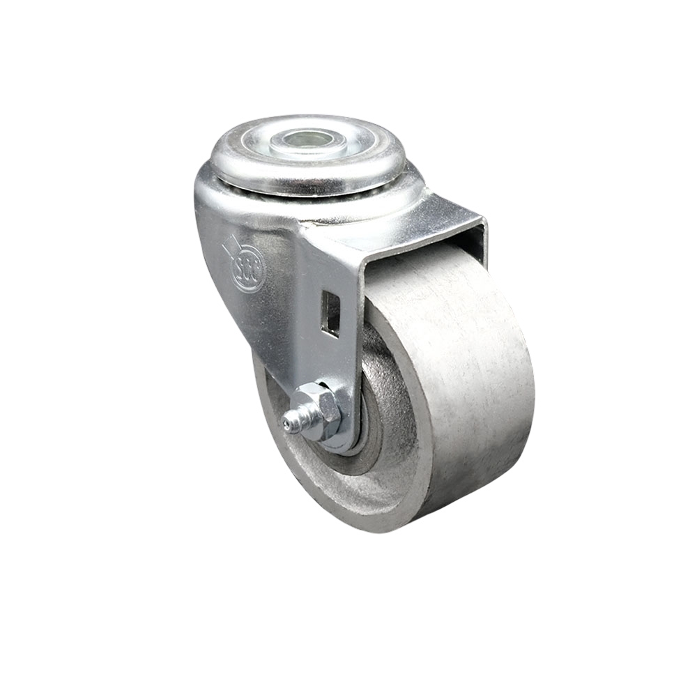 Swivel Caster - Silver - 3 x 1.5 in. - Supports 300 lbs