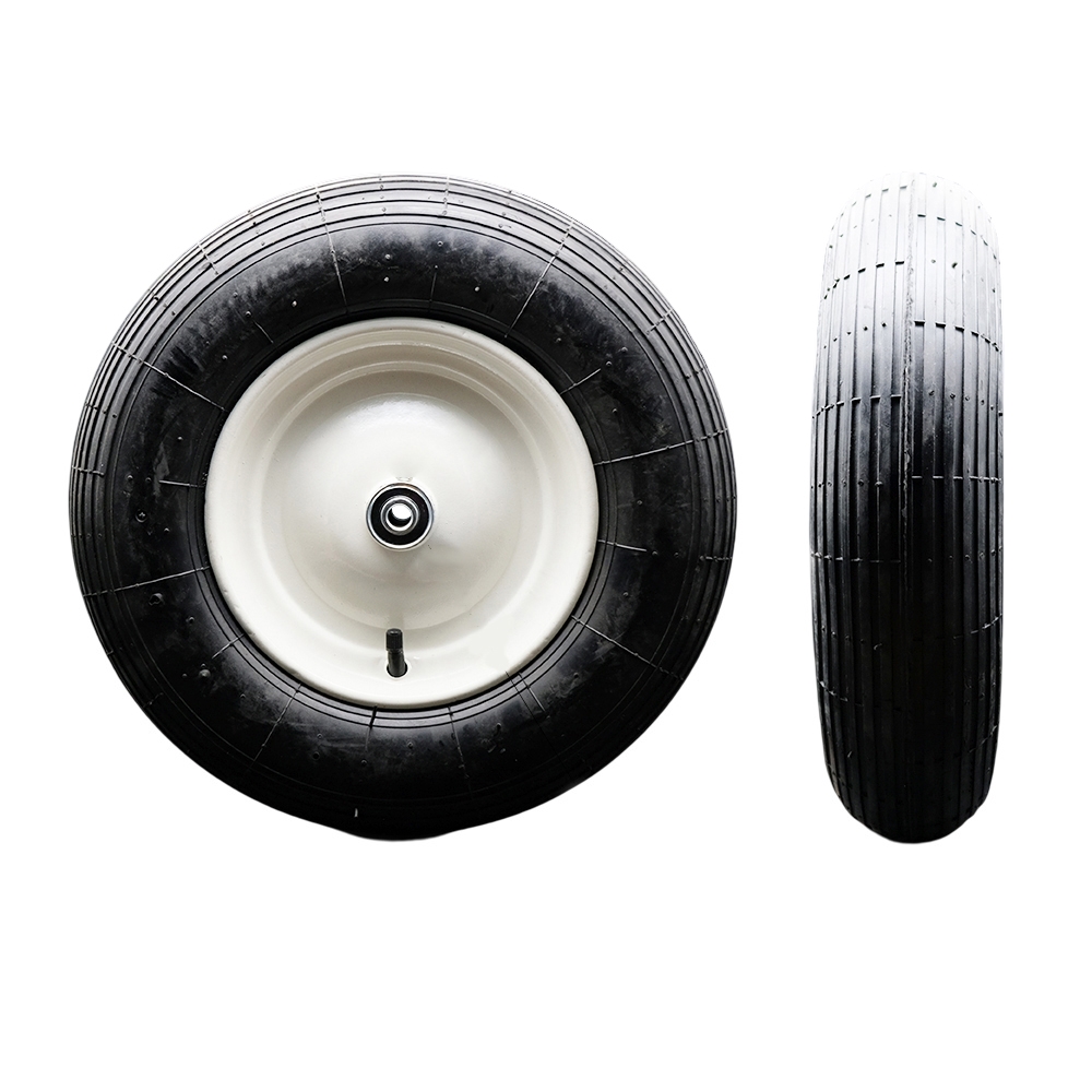 SCC-FPB480-8C-3-6HL-SPACERS-58 Replacement Wheelbarrow Tire Wheel for 3 to 6 in. Hub Length Included - 300 lbs Capacity