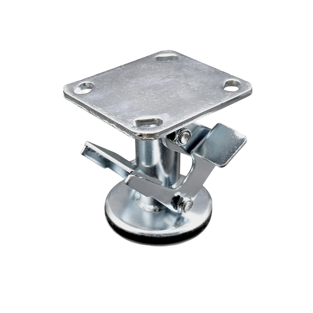 SCC-FL400DP 4 in. Double Pedal Floor Truck Lock with Top Plate