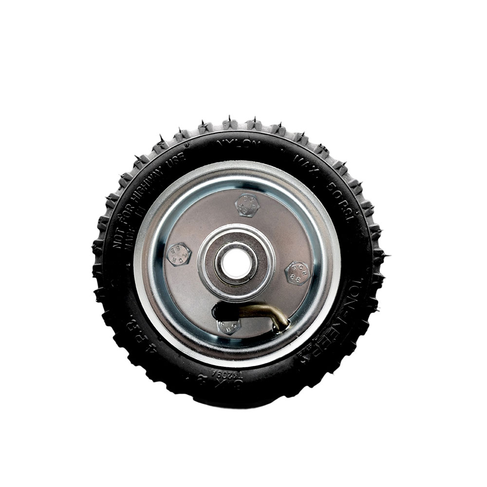 SCC-FPB620-4C-BRGKIT 6 x 2 in. Pneumatic Wheel with a 2.25 in. Centered Hub & Ball Bearings - 250 lbs Capacity per Wheel
