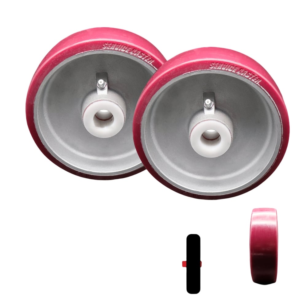 SCC-PAD620-34-OF-SP-2 6 x 2 in. Replacement Wheels Only for Cheney Vertical Platform Lift - Set of 2