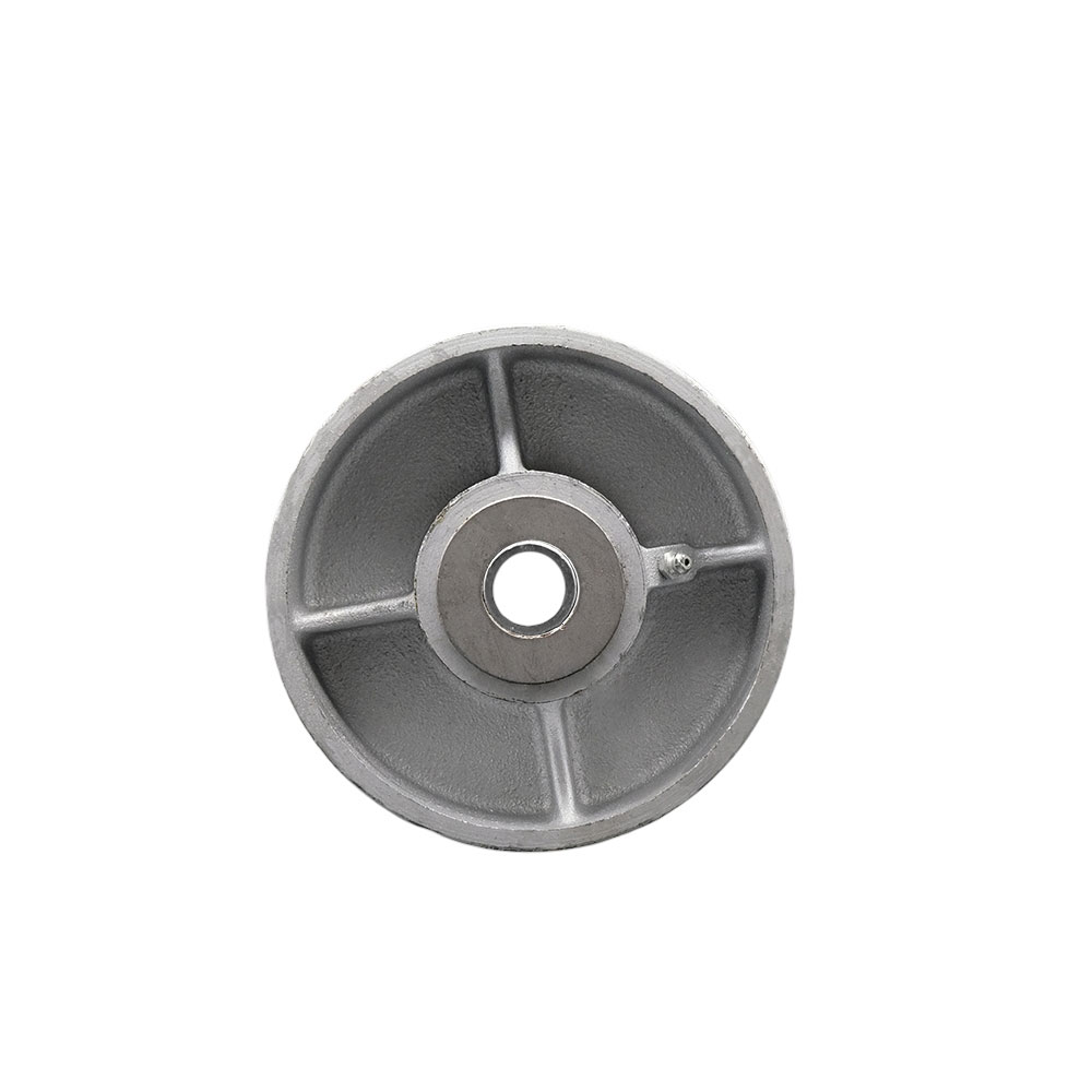 SCC-SSR630 6 x 3 in. Semi Steel Cast Iron Wheel with Roller Bearing - 0.75 in. Bore - 2500 lbs Capacity per Wheel