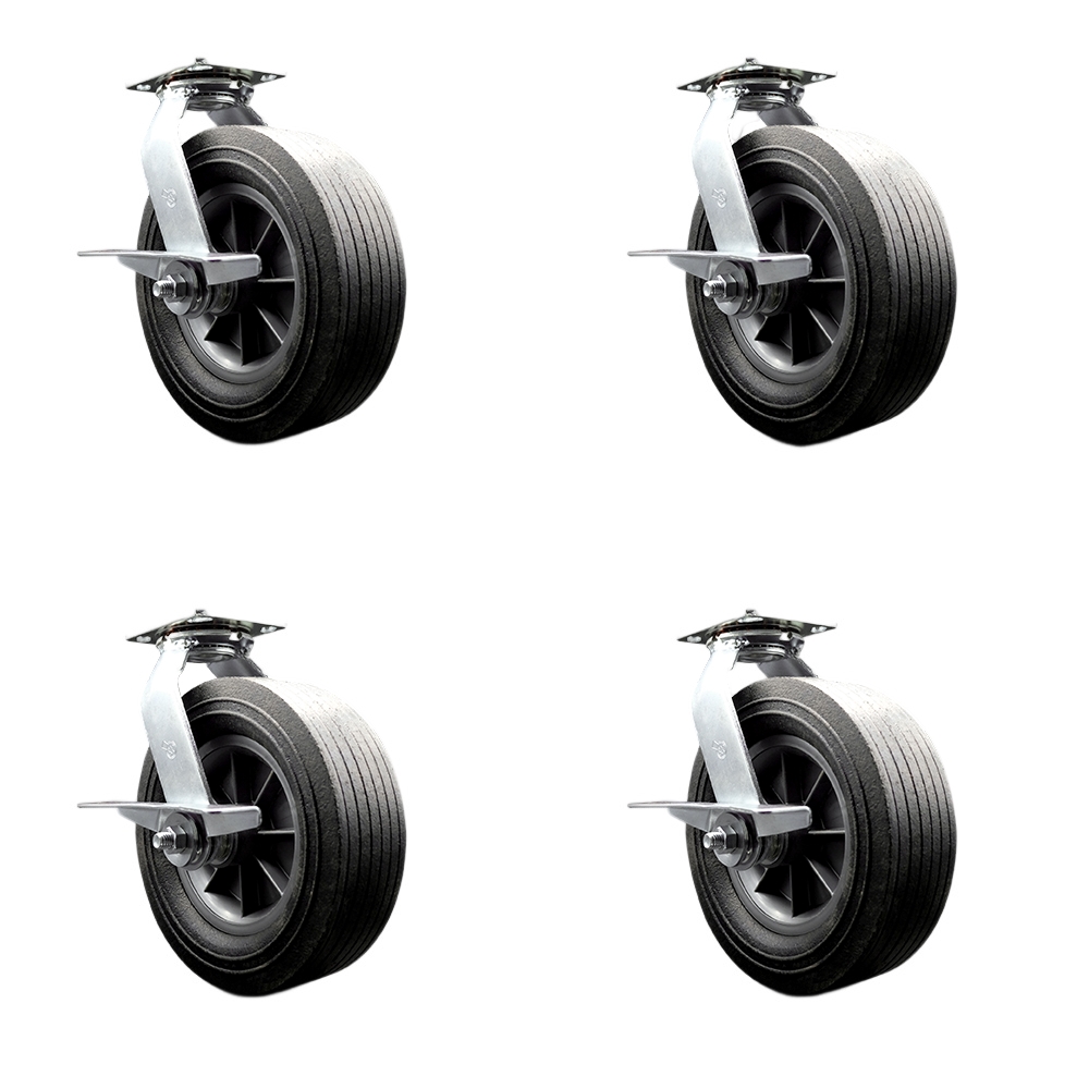 GRE-SCC-100S1030-SNB-SLB-BSL-2-SLB-2 CST10 Greenlee Cart Caster Set, MA6065 GMX Material Cart - Set of 4