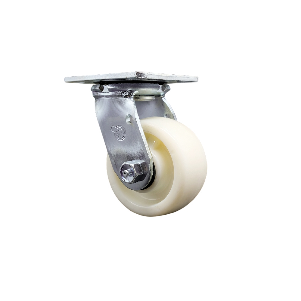 SCC-30CS420-NYR Nylon Swivel Top Plate Heavy Duty Caster with 4 in. Wheel - 800 lbs Capacity per Caster