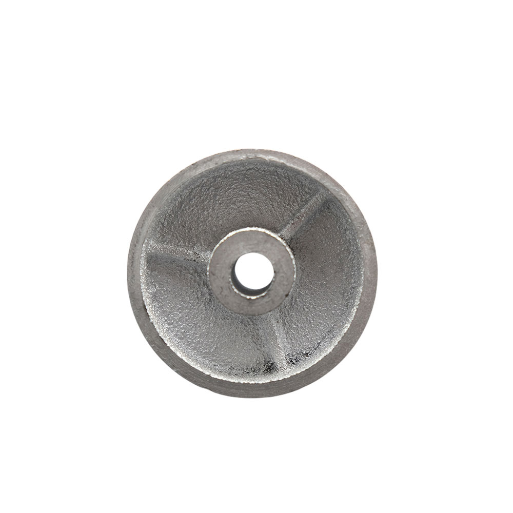 SCC - 3" Semi Steel Cast Iron Wheel Only - 1/2" Bore - 350 lbs Capacity