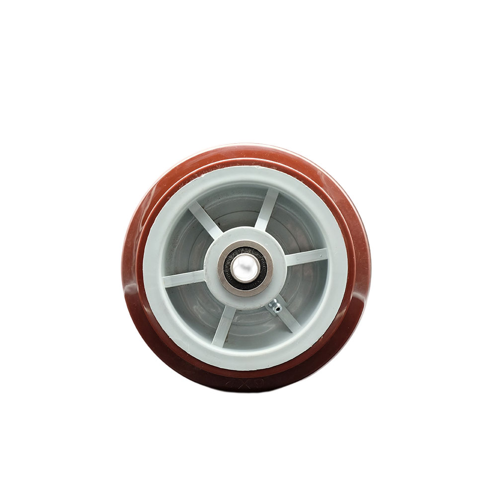 SCC-PPUB620 6 x 2 in. Polyurethane on Polyolefin Wheel Only with Precision Ball Bearing 0.5 in. Bore
