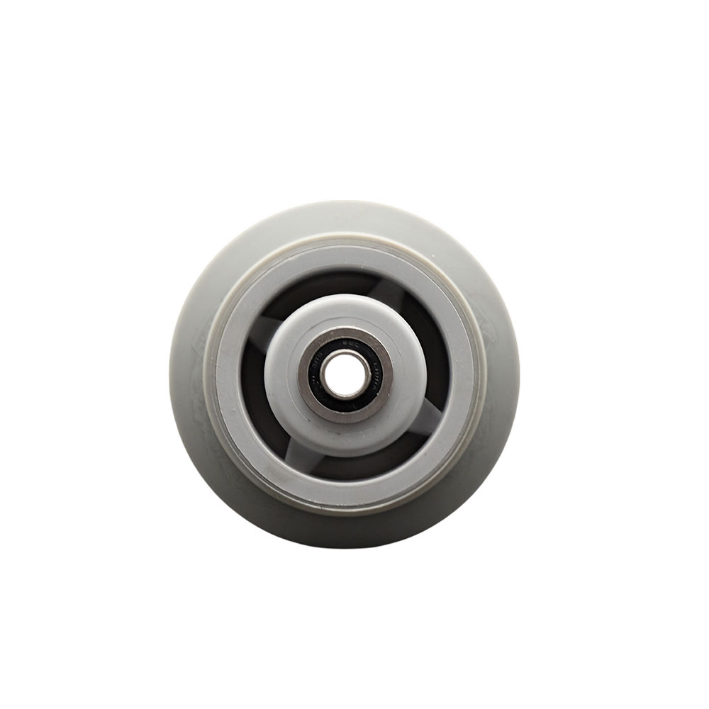 SCC-TPRBF520 5 x 2 in. Thermoplastic Rubber Flat Tread Wheel Only with Precision Ball Bearing 0.5 in. Bore