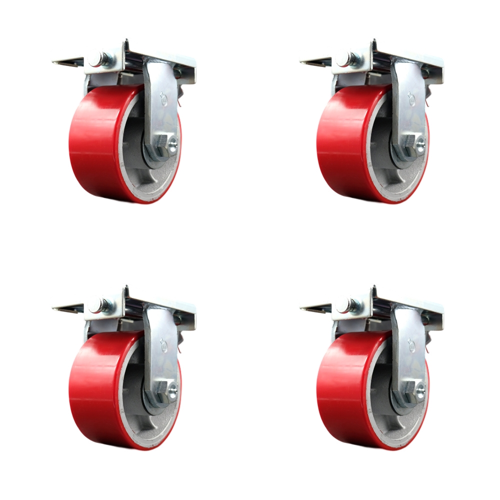 Go Minis Moving & Portable Storage Container Caster Set with Caster Pads - Maintenance Free Replacement Caster Set - 2000 lbs Capacity - Set of 4
