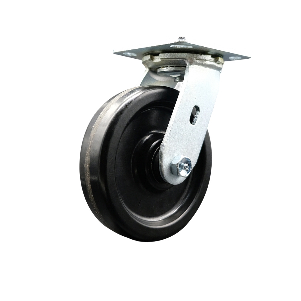 ALB-SCC-30CS615-PHR Albion Industries 16TM06101S Replacement Swivel Caster - 6 in. Black Phenolic Wheel - 800 lbs Capacity per Caster