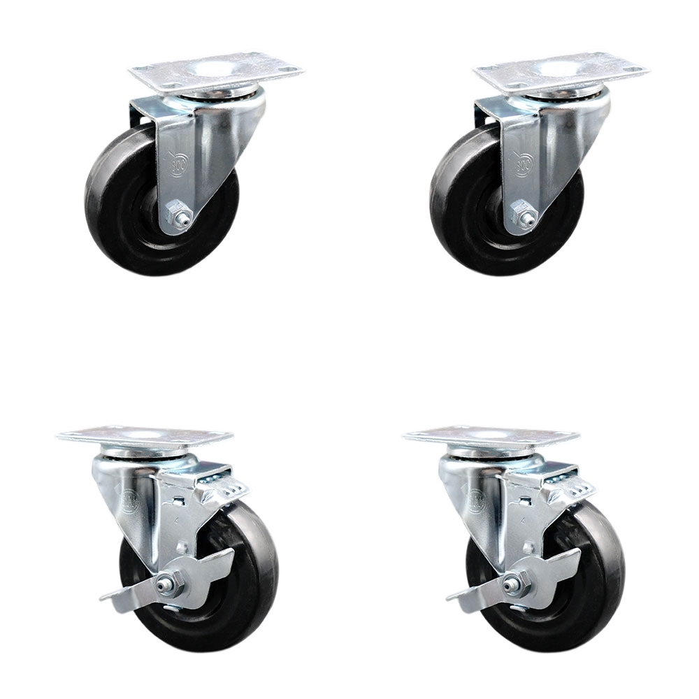 AVA-SCC-20S414-HRS-TP2-2-TLB-2 Avantco 17819301 17816412 - Fits Select Avantco Refrigeration Equipment Replacement Caster Set - Set of 4