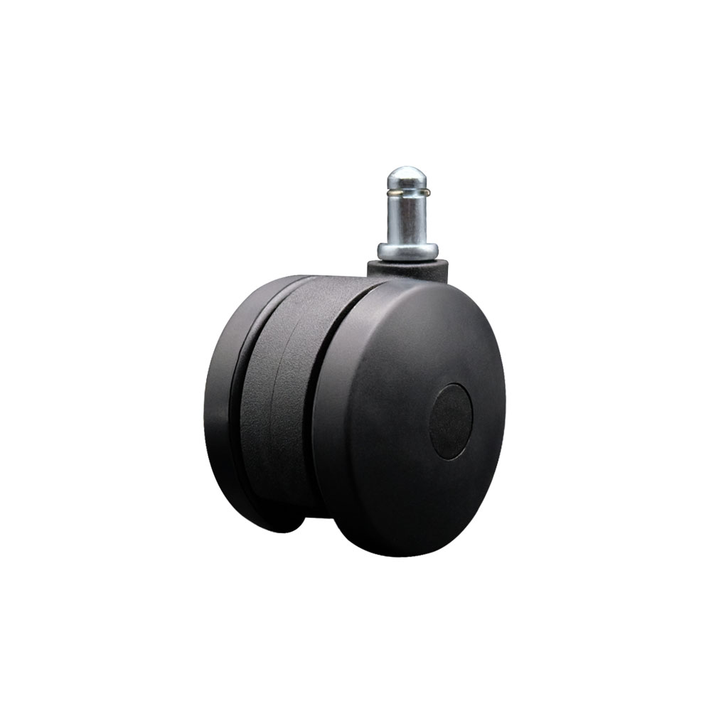Replacement Caster for Herman Miller Aeron Caster - Swivel 0.43 in. Grip Ring Stem Caster with 3 in. Nylon Wheel - 165 lbs Capacity per Caster