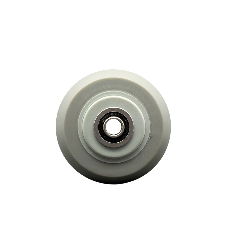 SCC-TPRBD420 4 x 2 in. Thermoplastic Rubber Donut Tread Wheel Only with Precision Ball Bearing 0.5 in. Bore