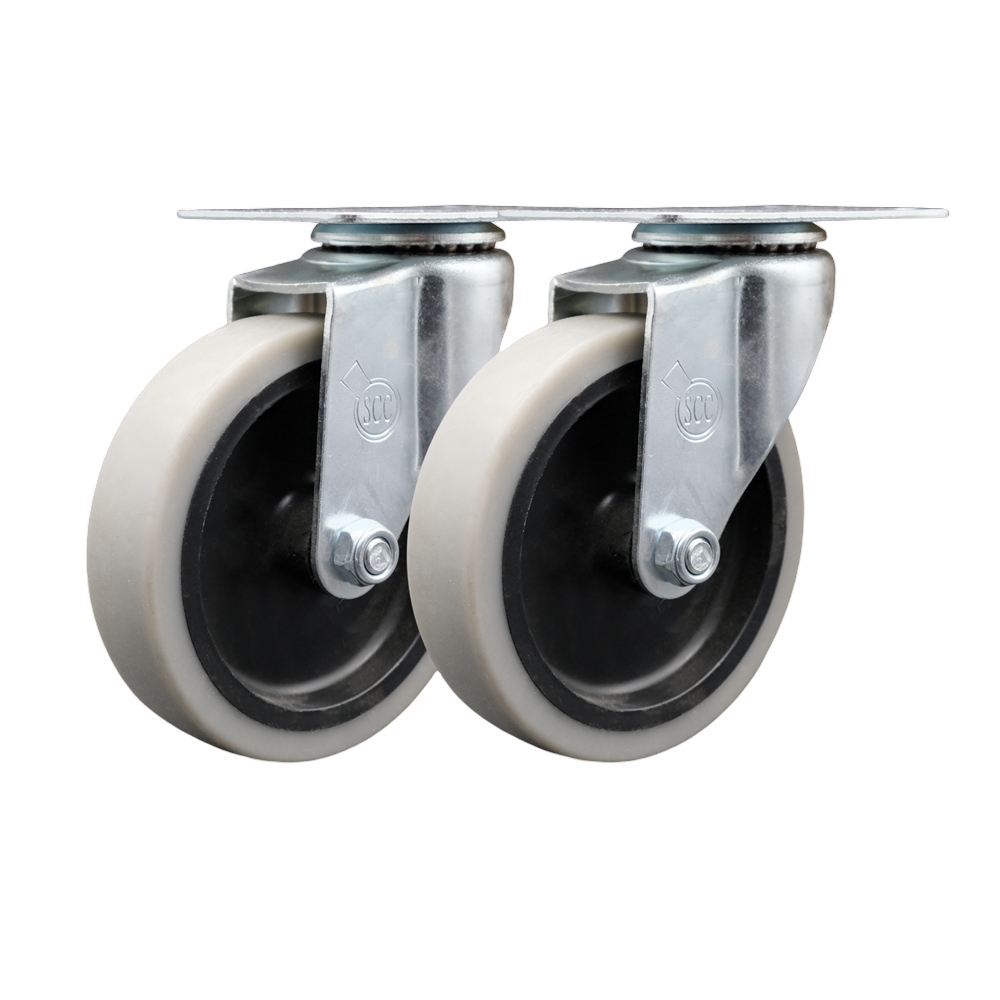7734L2 FG7734L20000 Rubbermaid Mobile Work Center 7734-88 Replacement Swivel Caster - Fits Rubbermaid Mobile Work Center 7734-88 - Set of 2