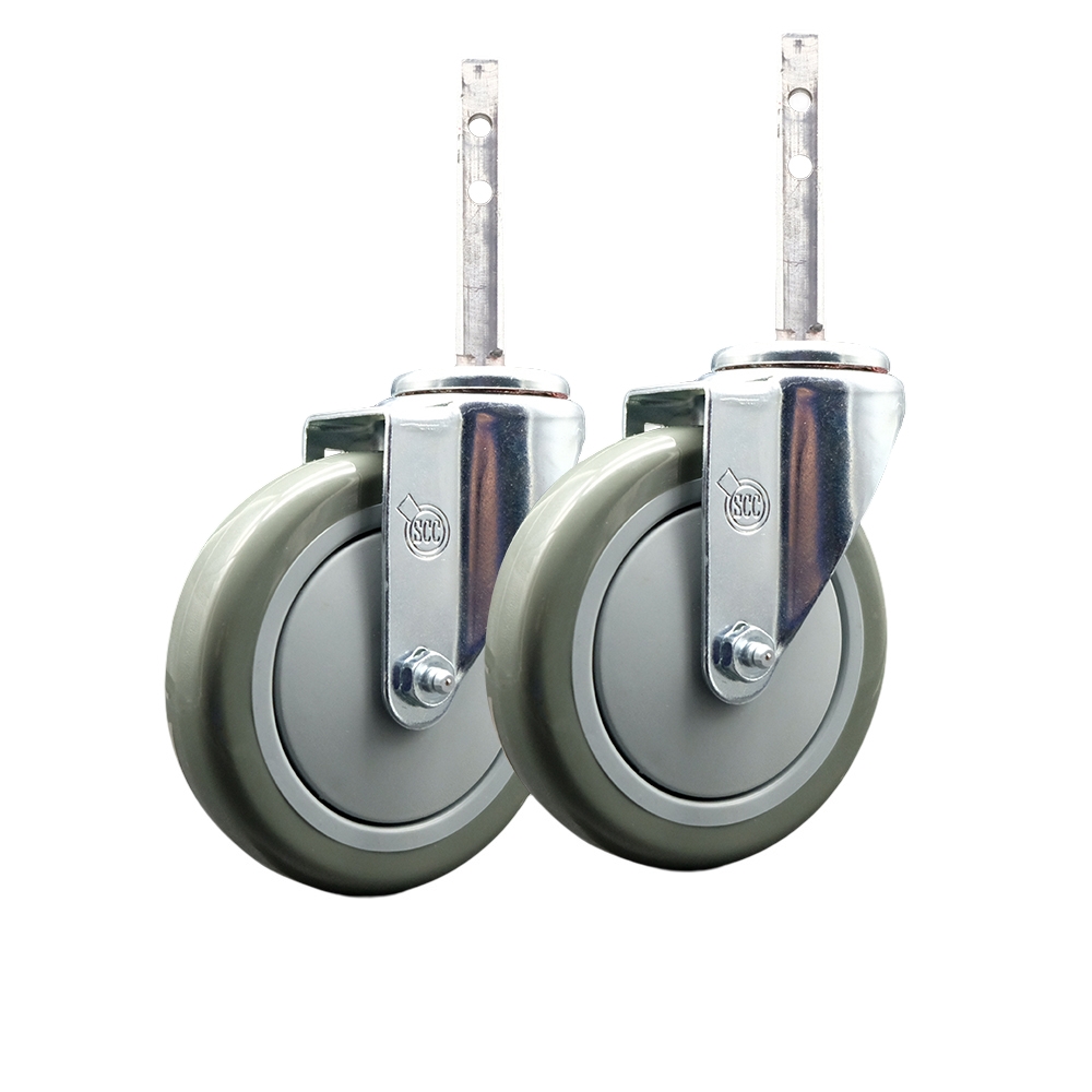 LAK-SCC-SSSQ20S514-PPUB-91630-2 Lakeside Carts 08606 Swivel Caster Replacement Set - Set of 2