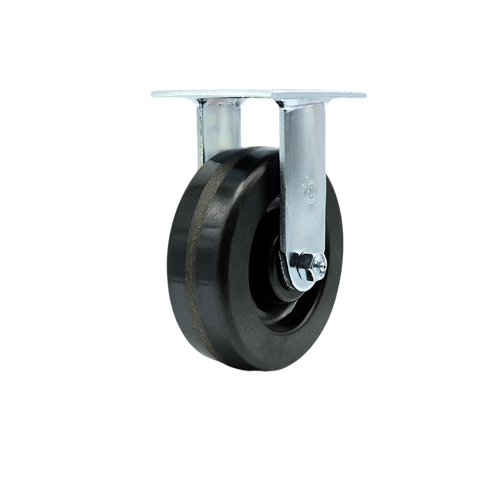 BAS-SCC-30R620-PHR Replacement for Bassick 9TM6X2-R Replacement Rigid Caster - 6 in. Black Phenolic Wheel - 1200 lbs Capacity per Caster