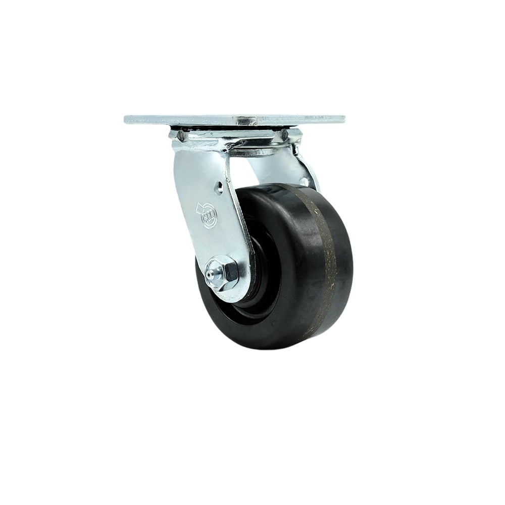Replacement for McMaster Carr Caster 30305T54 - Swivel Top Plate Caster with 4 in. Black Phenolic Wheel - 800 lbs Capacity per Caster