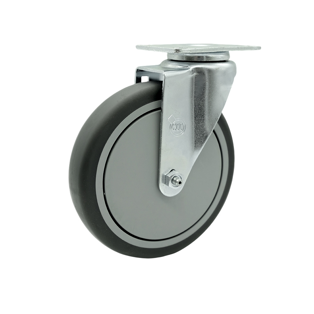 CAM-SCC-20S614-TPRB Cambro 60034 Beverage Service Cart Replacement Caster - 6 in. Swivel Caster