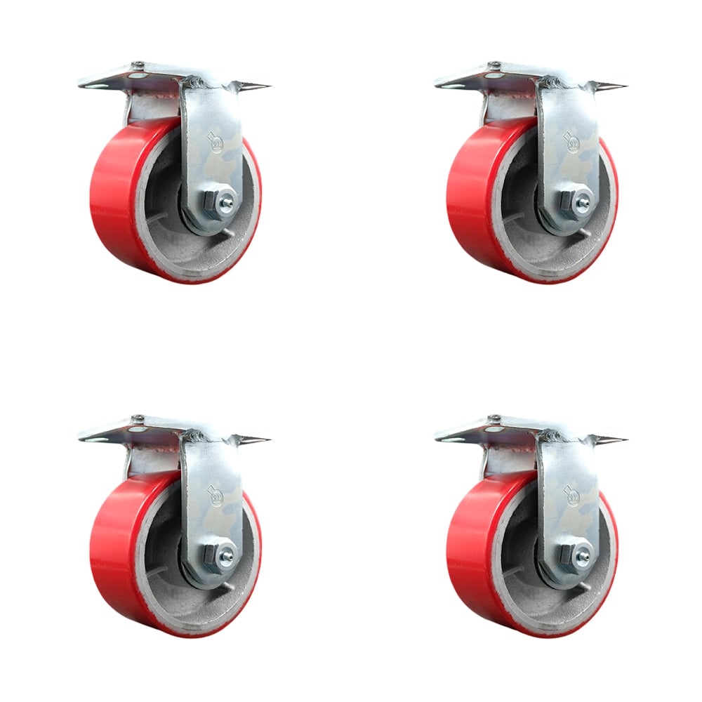 GOM-SCC-60R630-PUR-RS-4 Go Minis Moving & Portable Storage Container Caster Set - Maintenance Free Replacement Caster Set - Set of 4