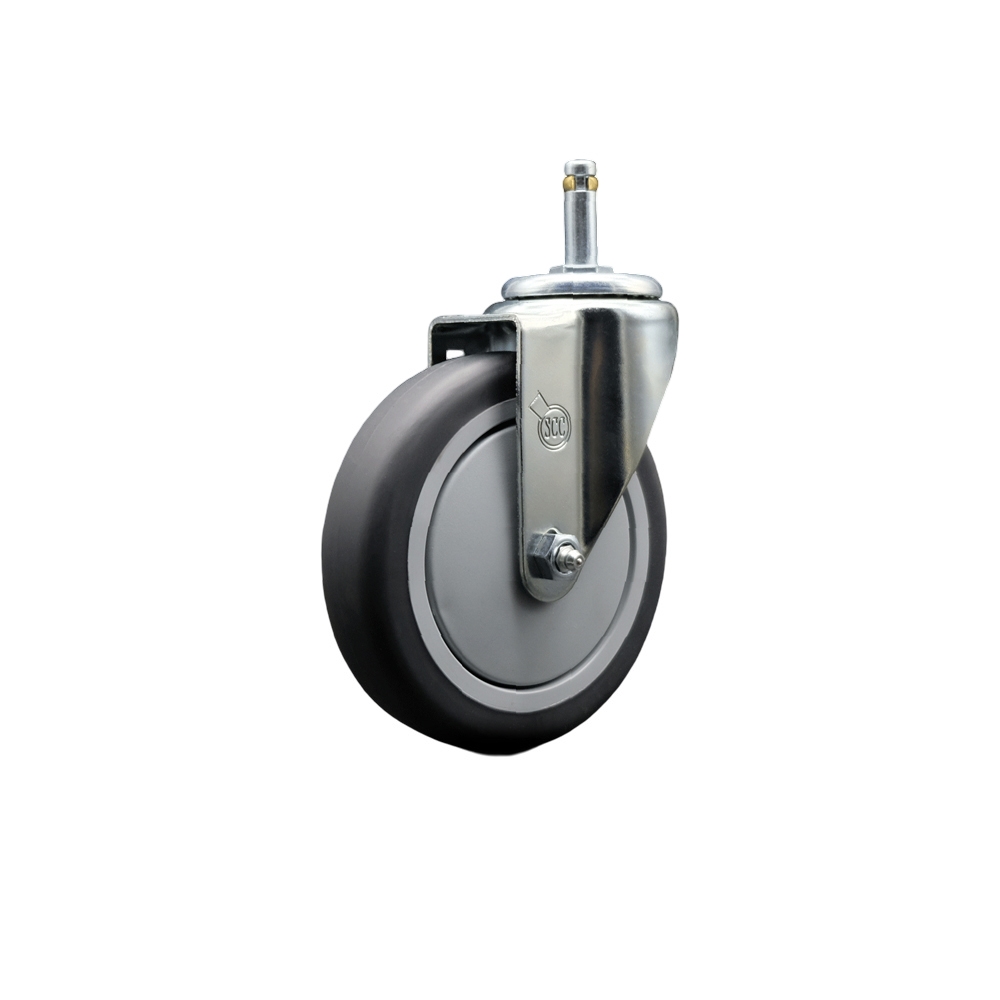Rubbermaid Mobile Shelf Truck 5 in. Replacement Swivel Caster - Fits Rubbermaid Mobile Shelf Truck FG9T4200BLA FG9T4300BLA & FG9T4400BLA