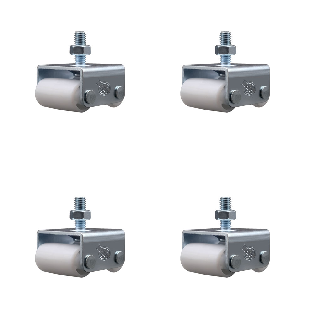 DEL-SCC-9441 HP3234568 Delfield 0.875 in. Swivel Threaded Stem Caster Set - Light Duty Replacement - Nylon Wheels