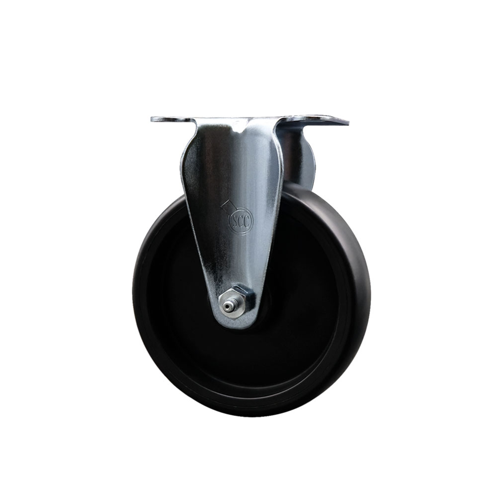 FRY-SCC-20R514-POS HP8100378 Frymaster 5 in. Rigid Caster - Light Duty Replacement - Polyolefin Wheel