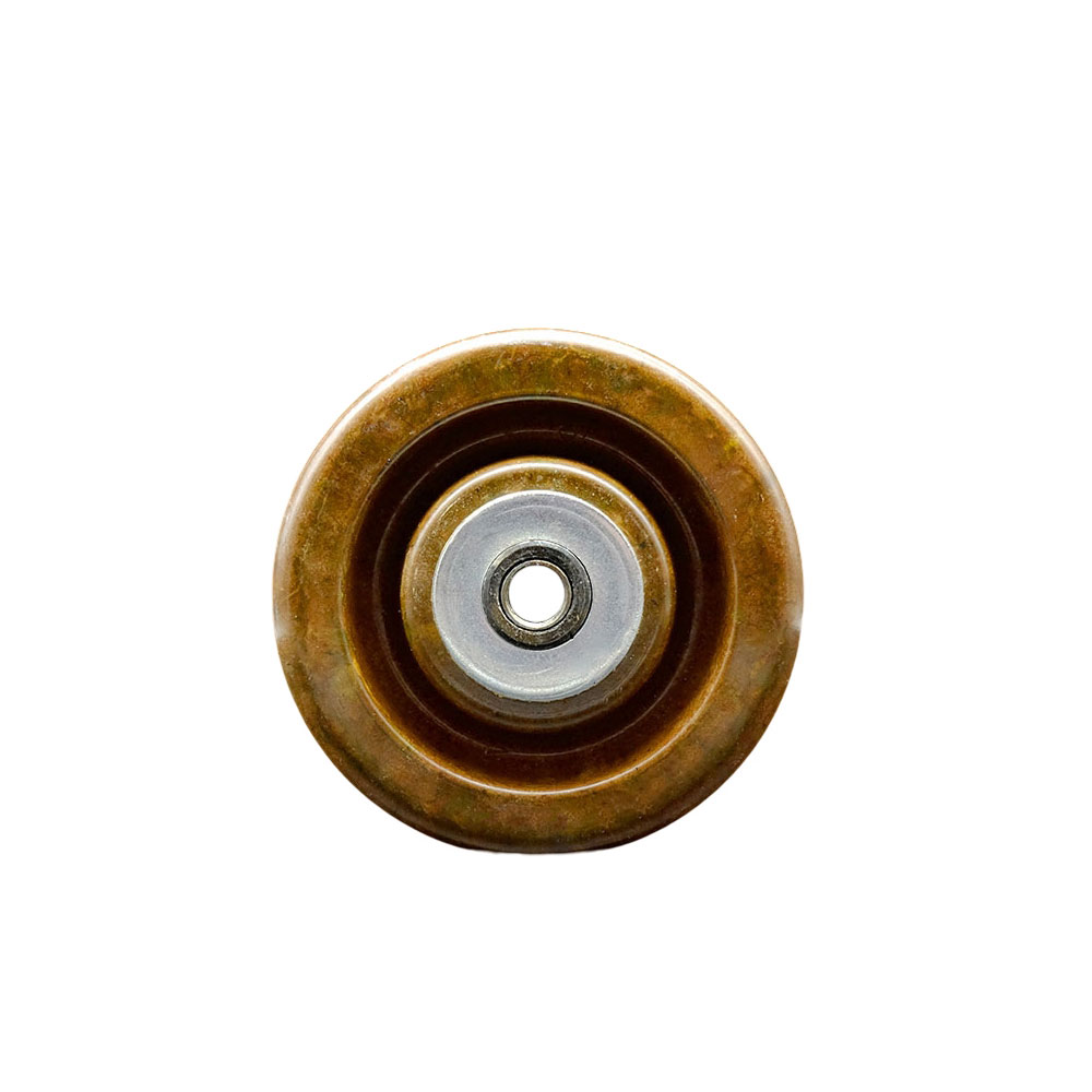 SCC-PHRHT415-38 4 x 1.5 in. High Temperature Phenolic Wheel with Roller Bearing - 0.38 in. Bore