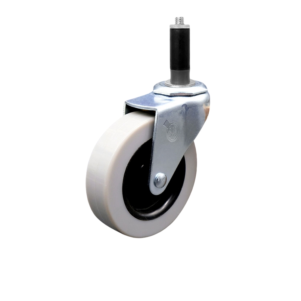Replacement for Colson Caster 1.03367.441 MTG42 - 3 in. Swivel Thermoplastic Rubber Caster & 0.87 in. Expanding Adapter Stem - 110 lbs per Caster