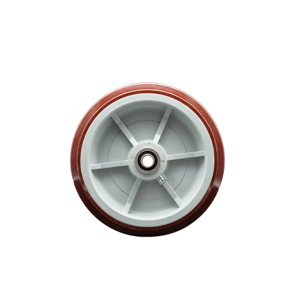 SCC-PPUB820 8 x 2 in. Polyurethane On Polyolefin Wheel Only with Precision Ball Bearing 0.5 in. Bore