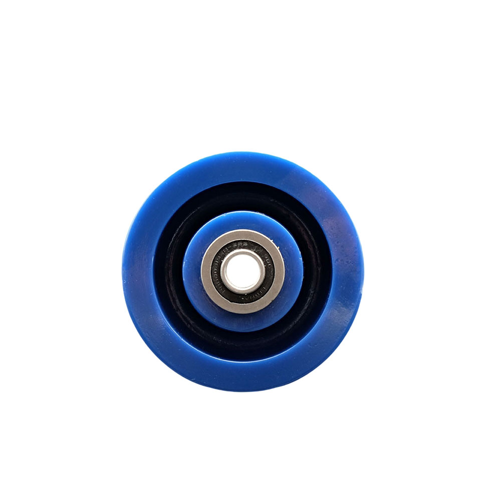 SCC-SPUB420 4 x 2 in. Solid Polyurethane Wheel Only with Precision Ball Bearing 0.5 in. Bore