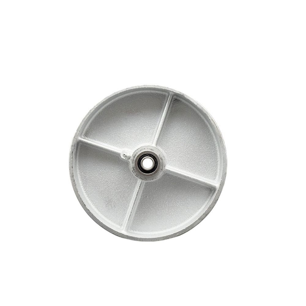 SCC-SSB820 8 x 2 in. Semi Steel Cast Iron Wheel Only with Precision Ball Bearing 0.5 in. Bore