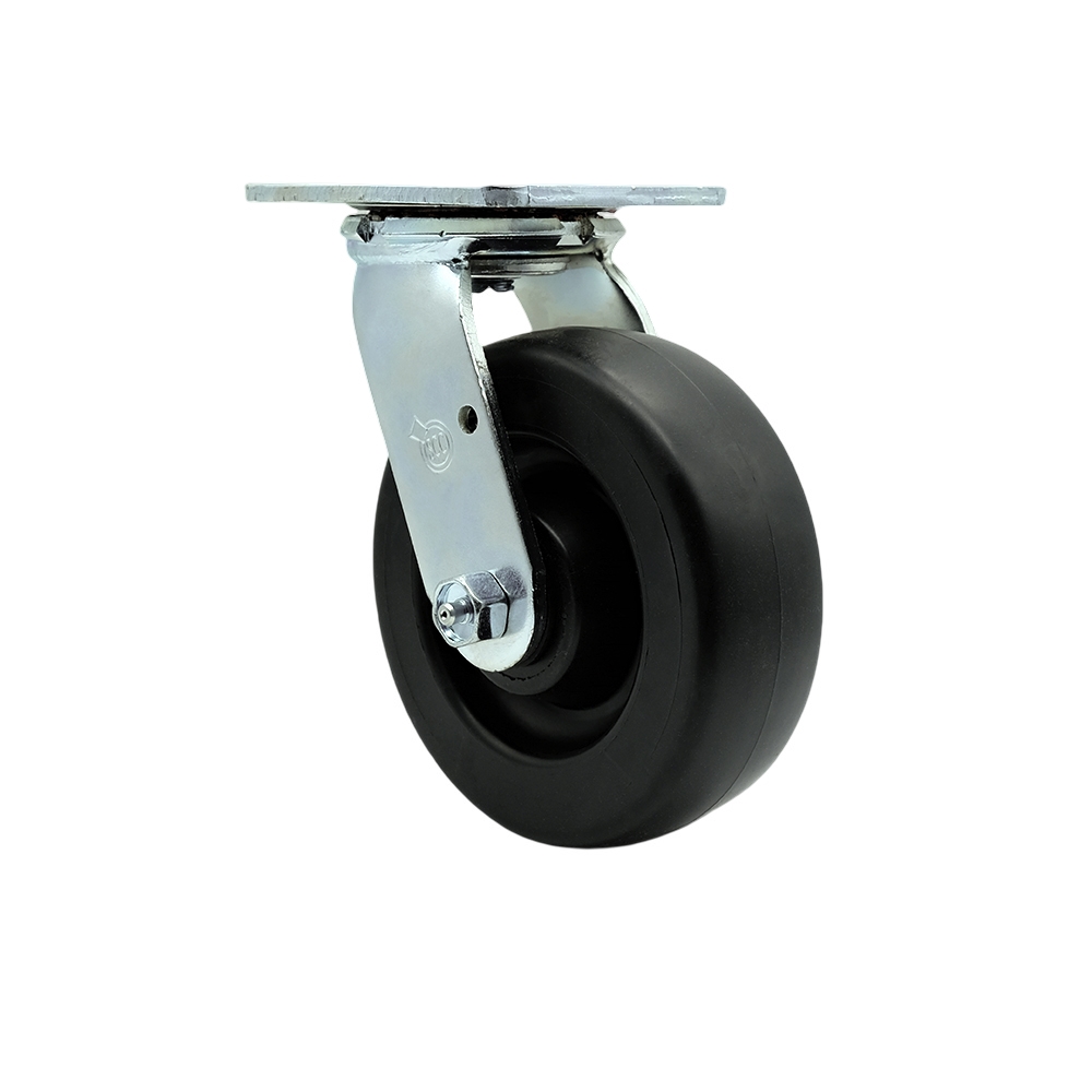 ULI-SCC-30CS620-POR Replacement Caster for Uline Caster H-3322S - Swivel Top Plate Caster with 6 in. Polyolefin Wheel - Heavy Duty Replacement Caster