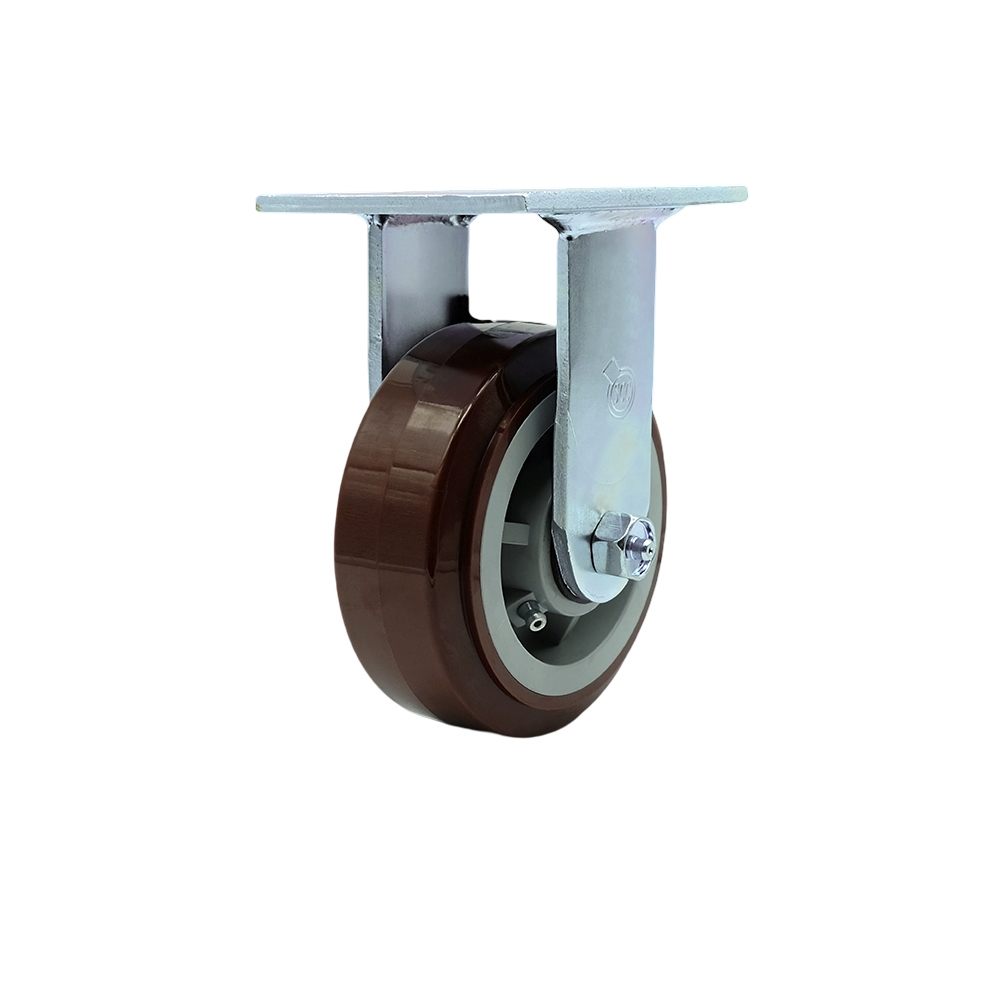 Heavy Duty Replacement Caster - Maroon - 5 x 2 in. Wheel