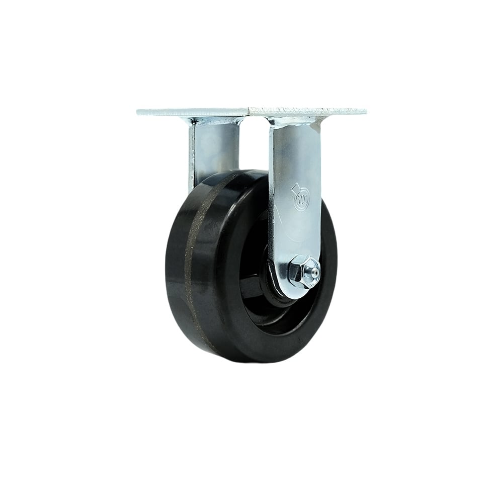 MCM-SCC-30R515-PHR Replacement for McMaster Carr Caster 49915T22 - Rigid Top Plate Caster with 5 in. Phenolic Wheel - 600 lbs Capacity per Caster -  Service Caster