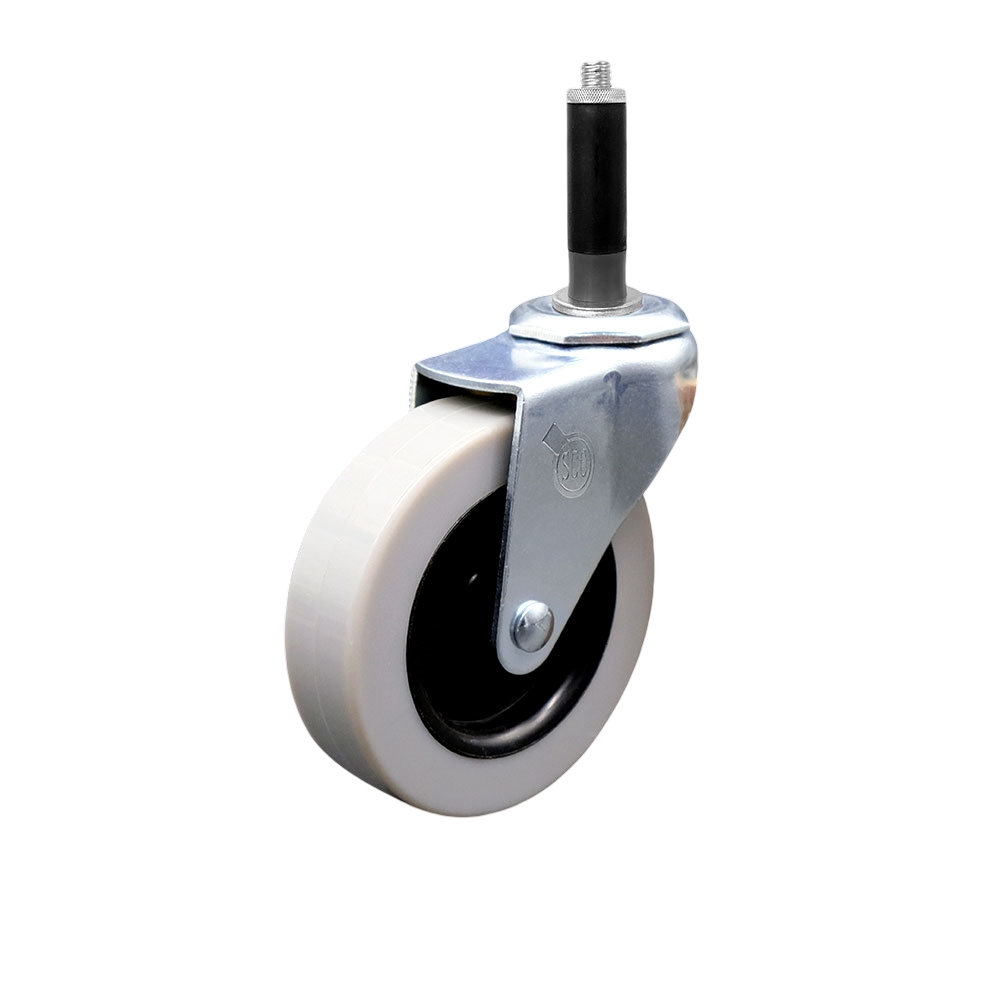 Replacement for Colson Caster 1.03367.441 MTG40 - 3 in. Swivel Thermoplastic Rubber Caster & 0.75 in. Expanding Adapter Stem - 110 lbs per Caster