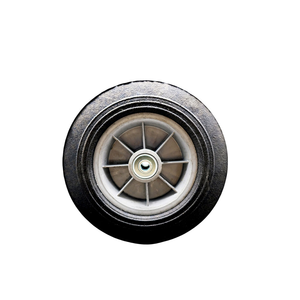 Replacement Wheel for Milwaukee Packout Cart & Rolling Tool Box & Chest Wheels - 10 in. Flat Free Pneumatic Wheel with a 2.25 in. Offset Hub