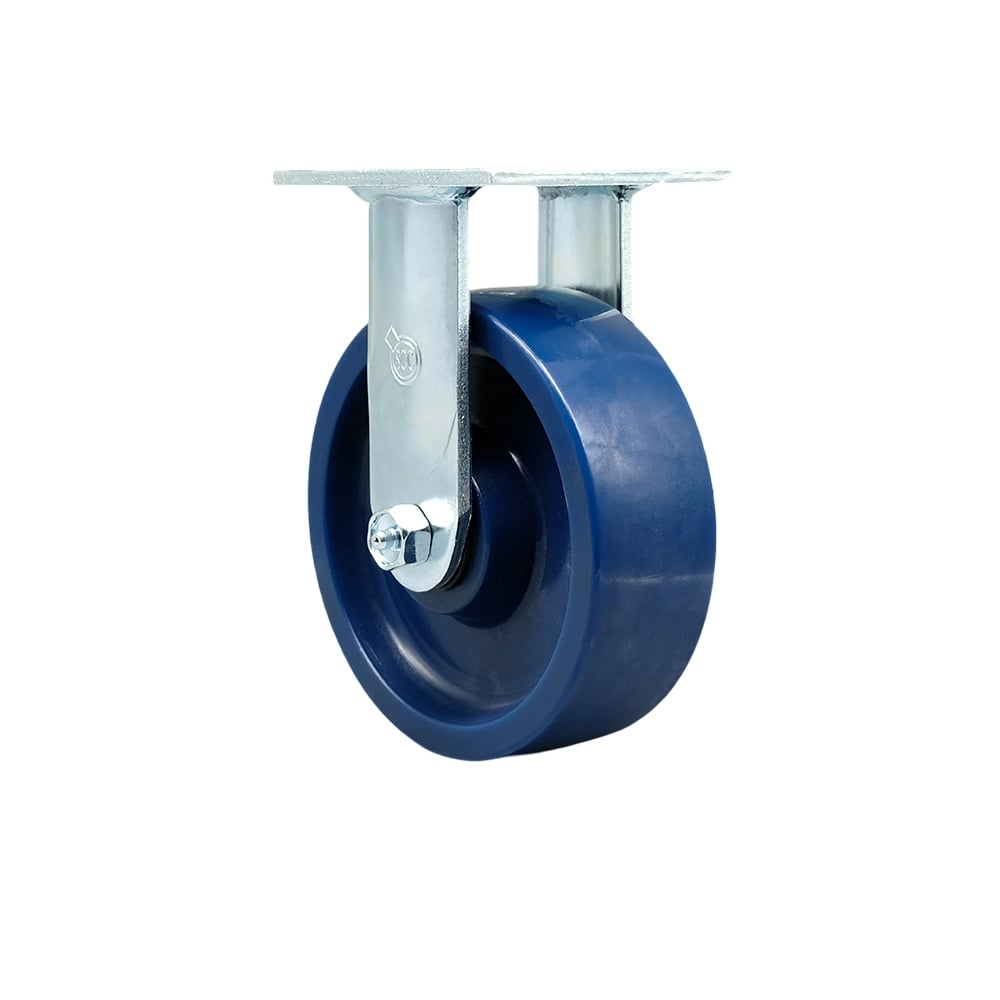 Replacement Caster for McMaster Carr Caster 22595T89 - Stainless Steel Swivel Top Plate Heavy Duty Caster with 6 in. Solid Polyurethane Wheel -  Service Caster, MCM-SCC-SS30R620-SPUR