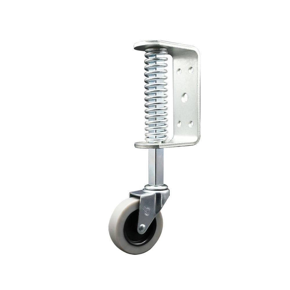 SCC-GCHD05S310-TPRS 3 in. Swivel Gate & Ladder Caster Non-Marking Thermoplastic Rubber Wheel
