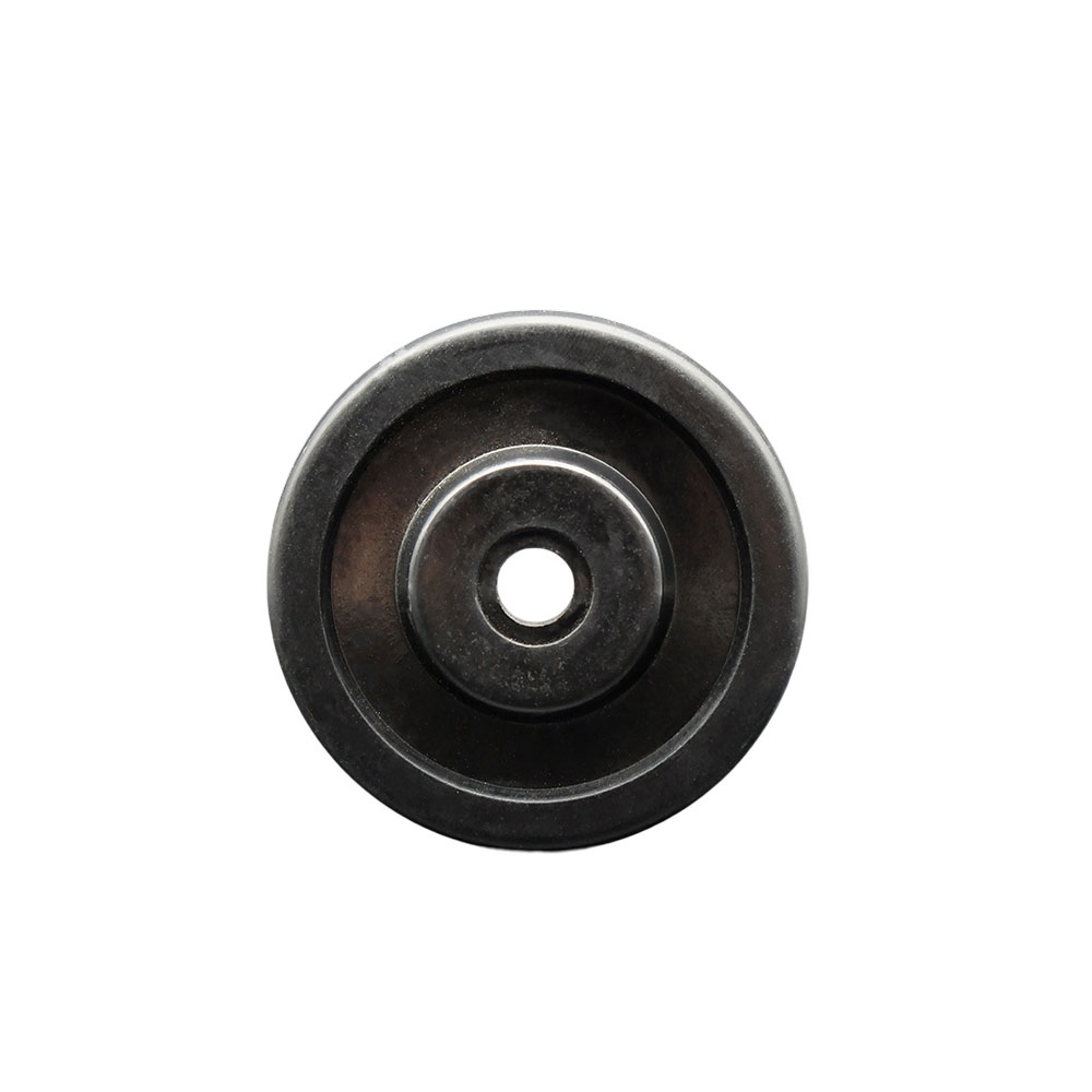 SCC - 3.5" Soft Rubber Wheel Only - 3/8" Bore - 200 lbs Capacity